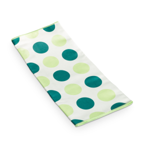 Premium Hand Towel - Green Polka Dot